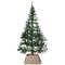 Gardenised Foldable Christmas Tree Skirt Collar Basket, Ring Base Stand Cover, Rattan Plastic, Grey QI004155.GY - alternate 1